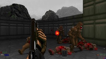 Doom: The Ultimate NMD - E1M8 - All Secrets UHD 4K