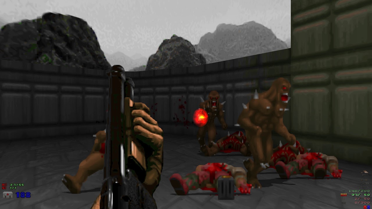 Doom: The Ultimate NMD - E1M8 - All Secrets UHD 4K games people play