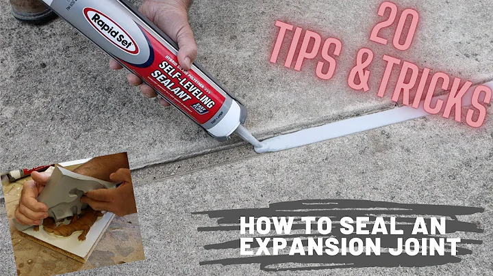 How to Seal an Expansion Joint - 20 Tips and Tricks