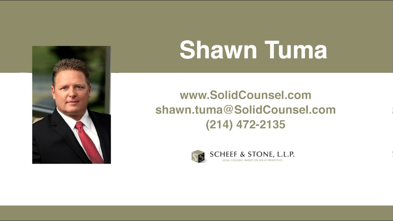 Scheef & Stone Attorney Shawn Tuma LIVE in San Diego on 3/15/17 YouTube
