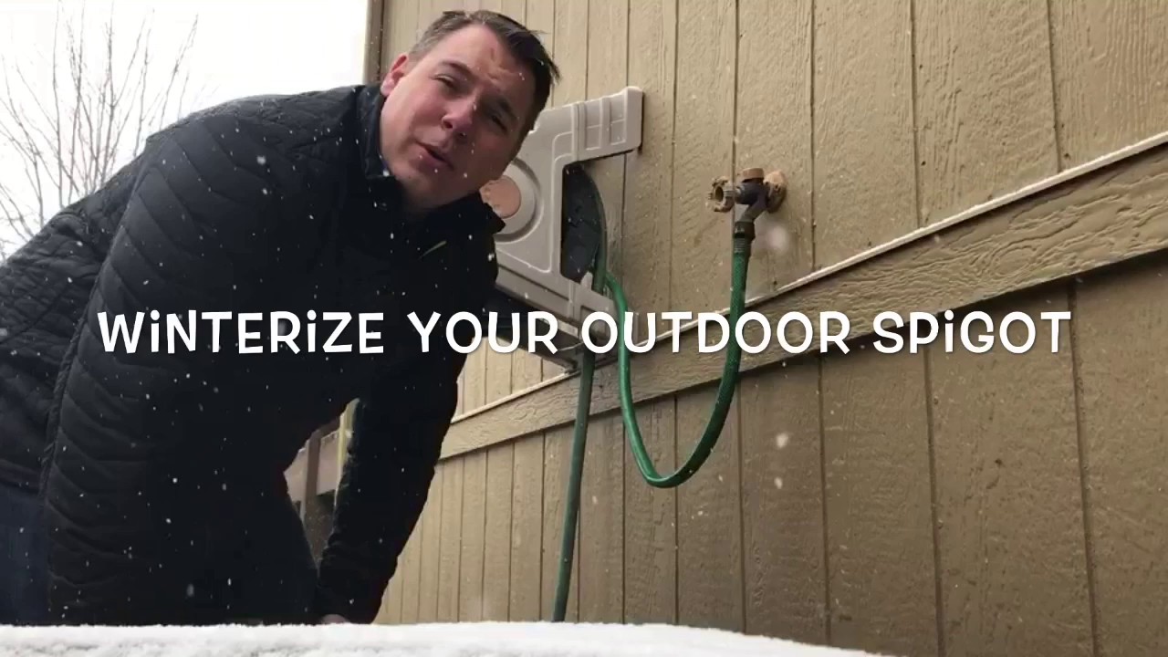 Winterize your outdoor spigot YouTube