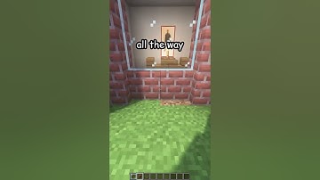 De beste manier om een ​​raam te bouwen in Minecraft😮