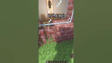 De beste manier om een ​​raam te bouwen in Minecraft😮