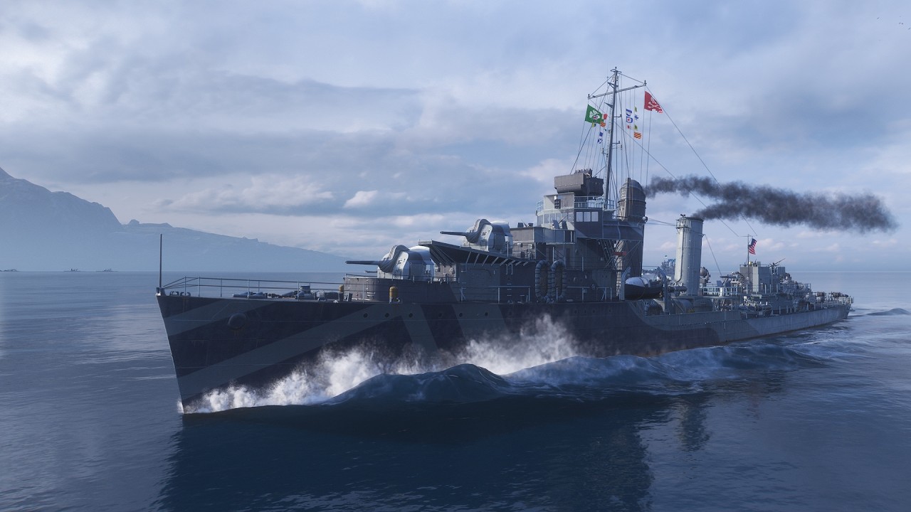 Эсминец низкого уровня неустанно атакует торпедами корабли высокого уровня