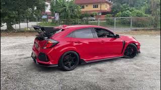 Honda Civic FK8 Type R Vtec Turbo Exhaust Sound 🔥🔥🔥