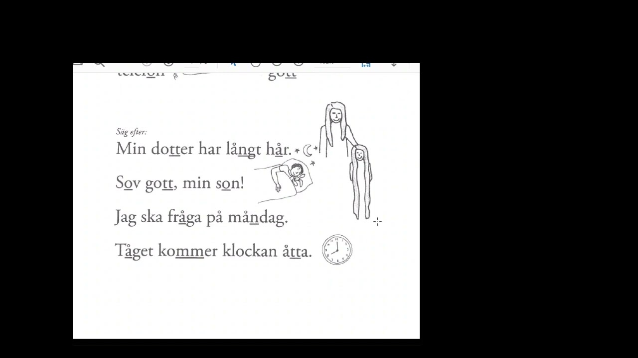 Uttal: Vokalen Å (Sfi)