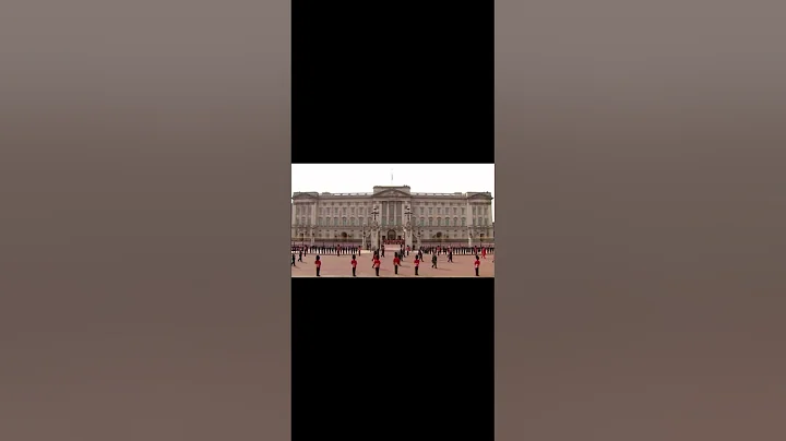 Queen Elizabeth II Passing Buckingham Palace for the Last Time