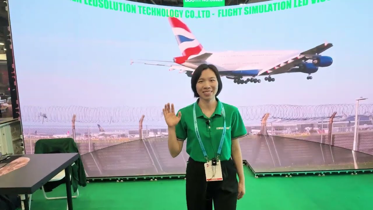 Thumbnail for LEDSolutions 1.9mm Pixel Pitch Floor and Wall LED Flight Simulator