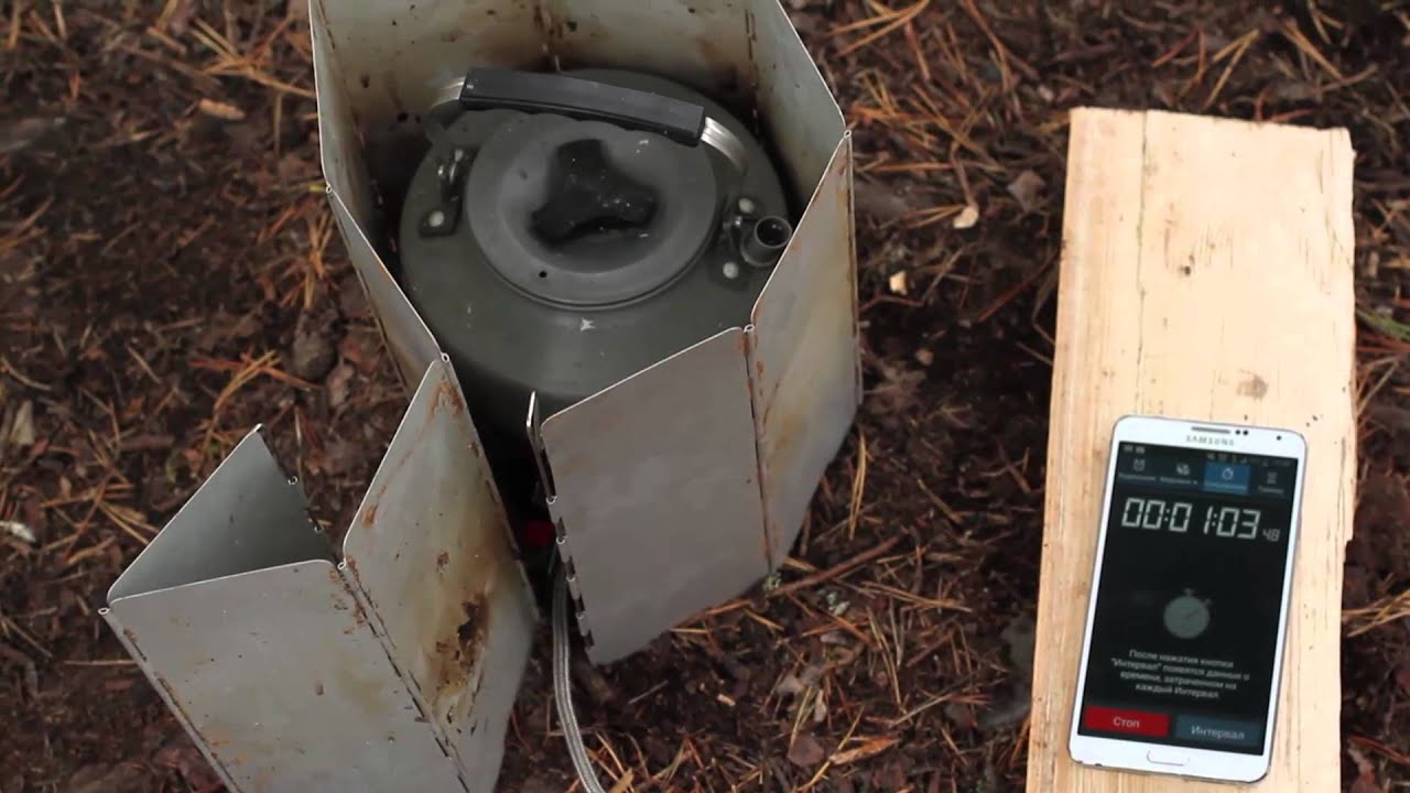 Чайник на горелке за три минуты. На сколько хватает большого газового ...