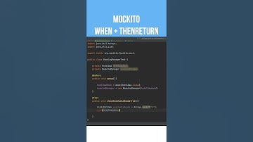 Use When and ThenReturn with Mockito #Mockito #unittesting