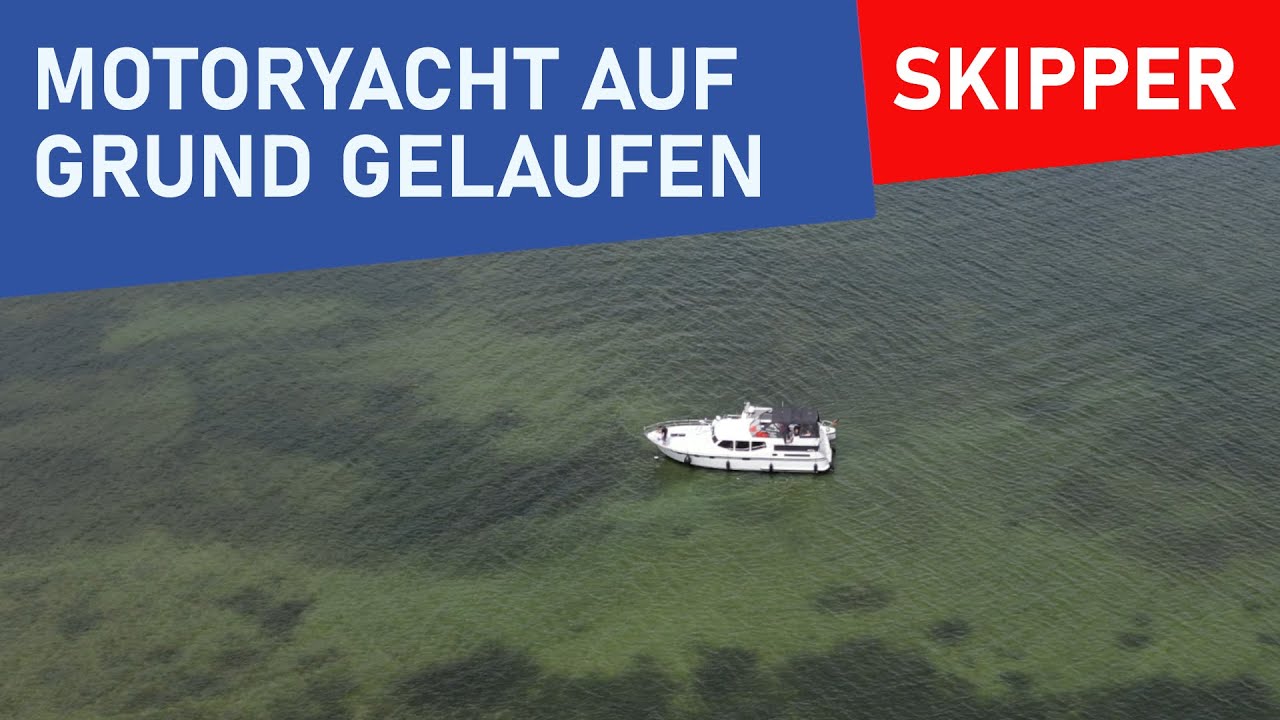 Hausboot mieten: Yacht auf Grund gelaufen | Bergung | Freischleppen | Bootfail | Müritz
