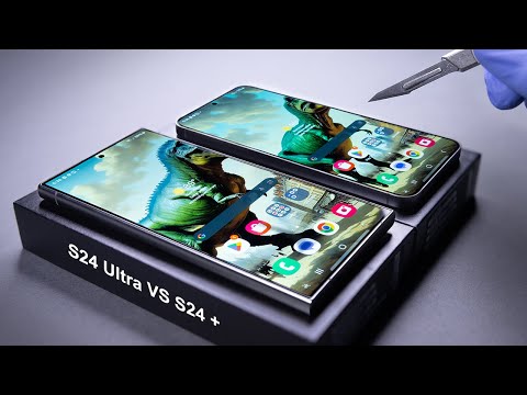 Samsung Galaxy 24 Ultra vs S24 + Unboxing and Camera Test - ASMR