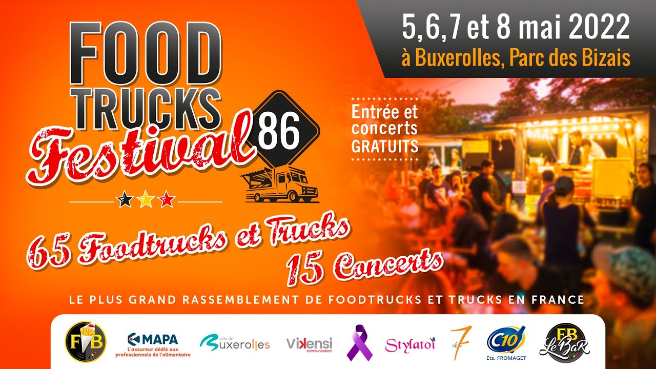 Festival Food Trucks #Buxerolles - YouTube