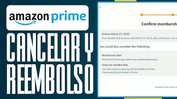 Cómo cancelar Amazon Prime y obtener un reembolso (¡FÁCIL!)