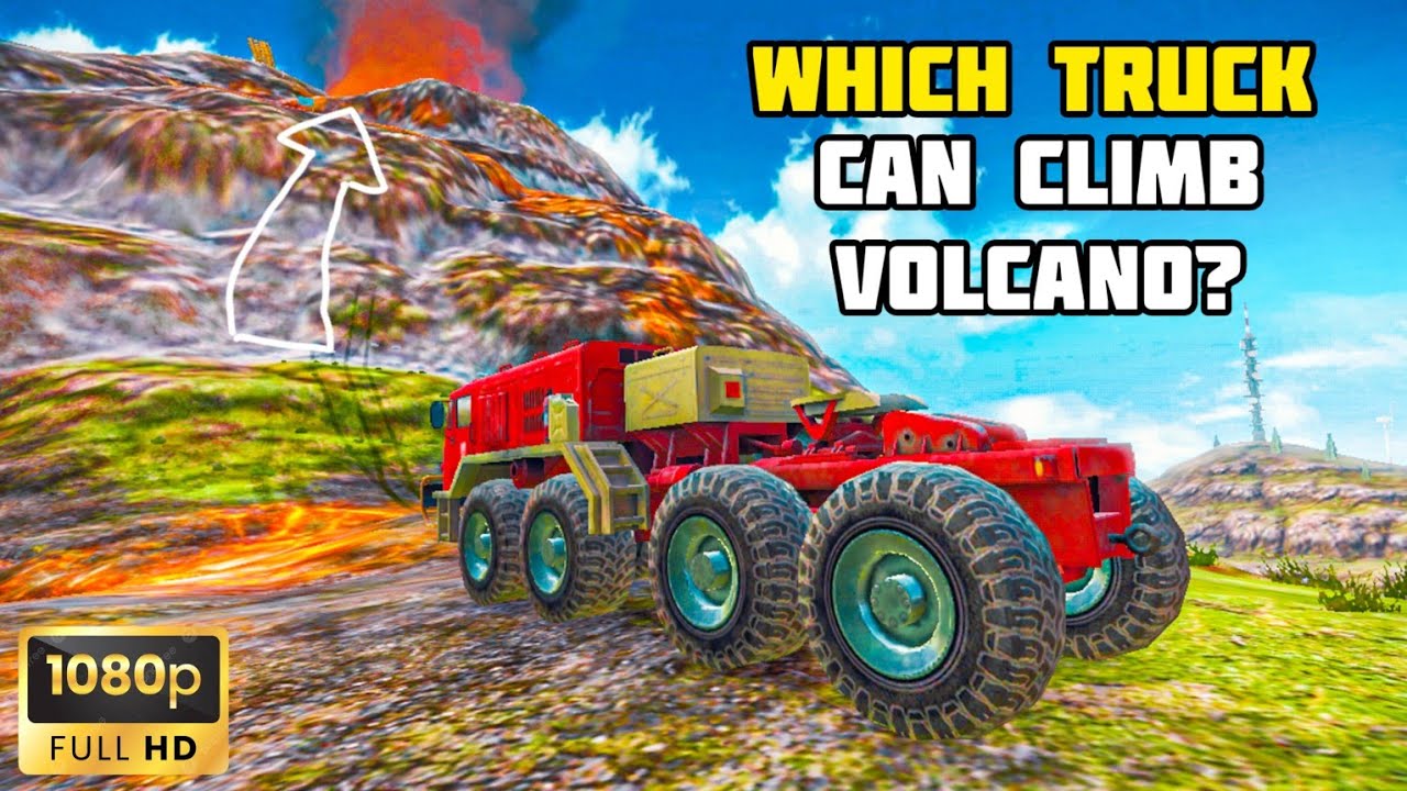 WHICH TRUCK CAN CLIMB THE VOLCANO? | OFF THE ROAD HD OPEN WORLD DRIVING GAME