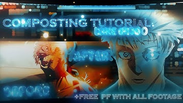 Composting Like Gojo Full Tutorial [EDIT/AMV] - FREE PROJECT FILE!! + WITH ALL FOOTAGE