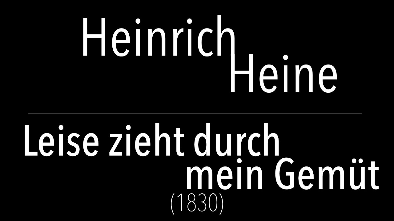 Leise zieht durch mein Gemüt (liebliches Geläute)