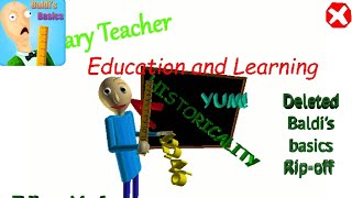 Crazy Education & Learning School Horror Game (Deleted Baldi's basics Rip-off) Ediess Mode screenshot 5