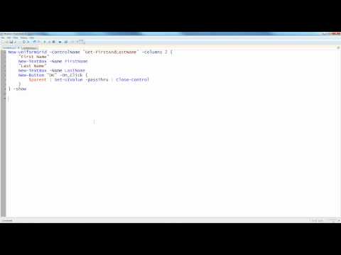 ShowUI, Splatting & PowerShell