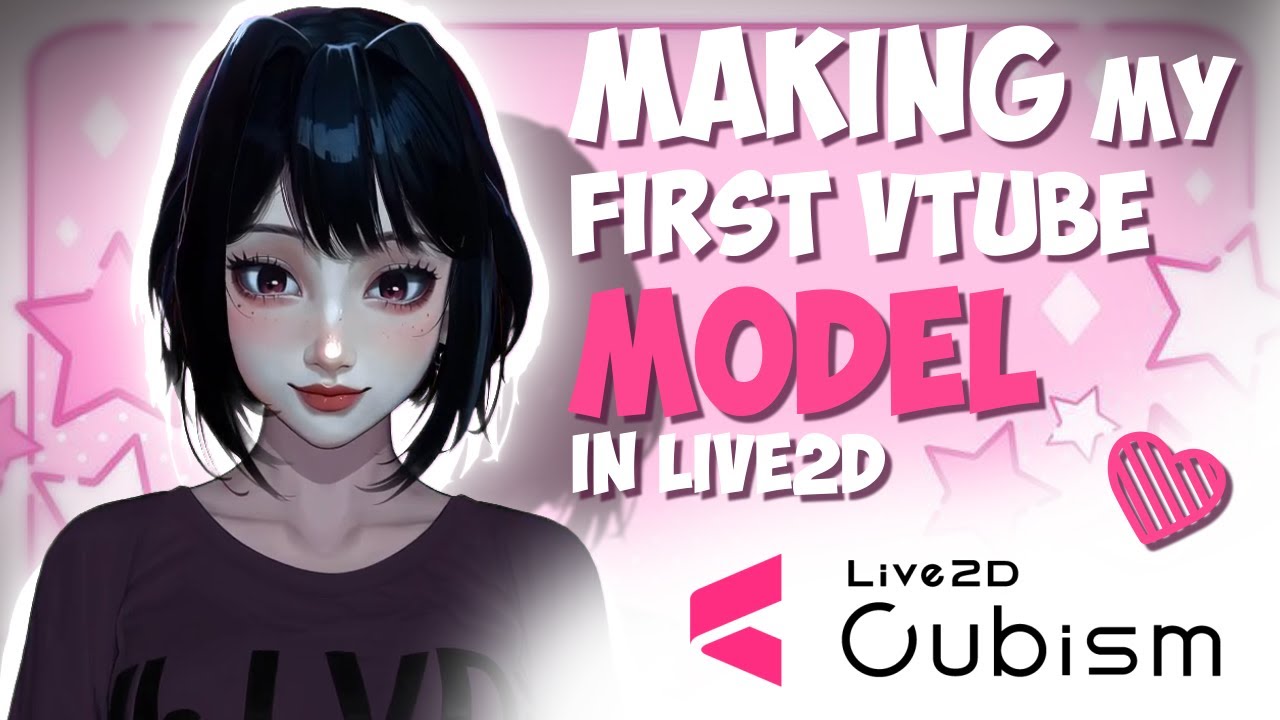 🎈Making My First 2d Model in Live2d Cubism.🎈