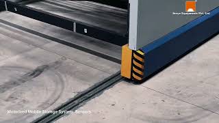 Motorized Mobile Storage System - Safety Sensors