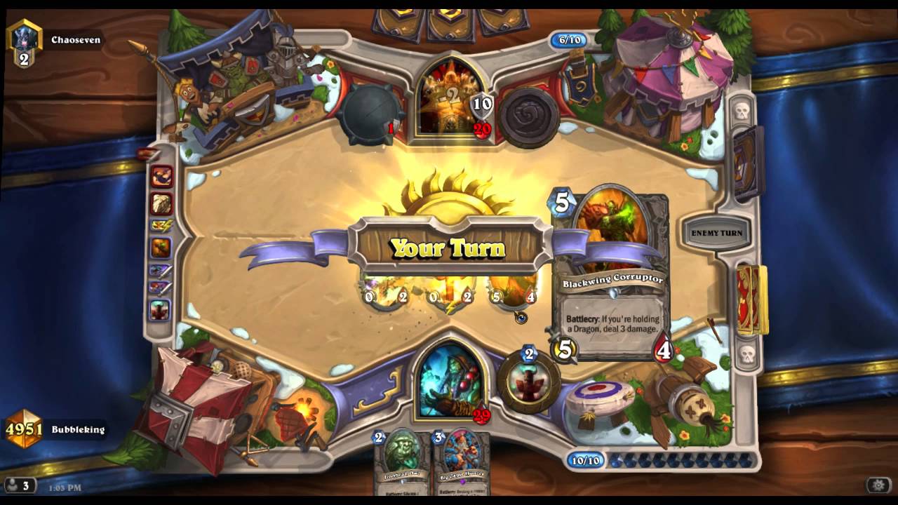 [Hearthstone] Bubbleking's BattleDragon Shaman - Deck List, Gameplay and Guide