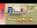 cuma 3 cm tebalnya, MEMBUAT RAK MELAYANG BAJA RINGAN | make  3 cm floating shelves