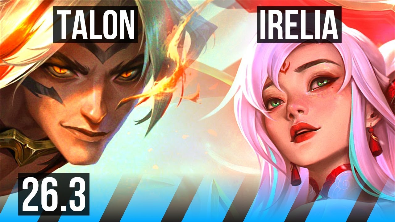 TALON vs IRELIA (MID) | EUW Diamond | 26.3