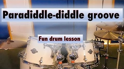 Paradiddle-diddle groove