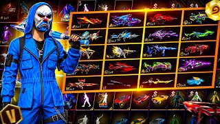 My Insane Free fire id collection 😱 Rare bundles, Emotes & Gun Skins!