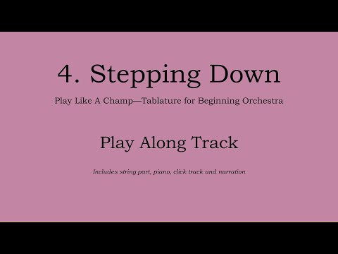 Prep Strings Play Along - 4. Stepping Down