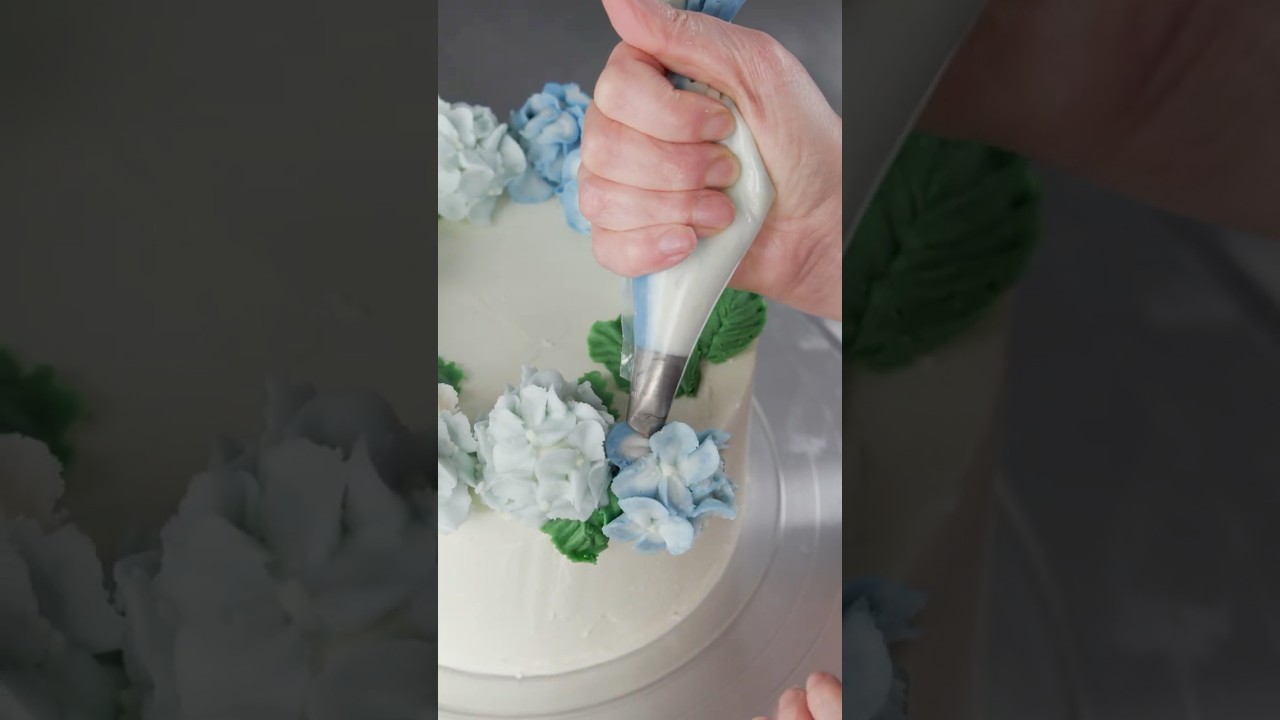 Learn to Make a Hydrangea Wreath Cake! Coming Friday