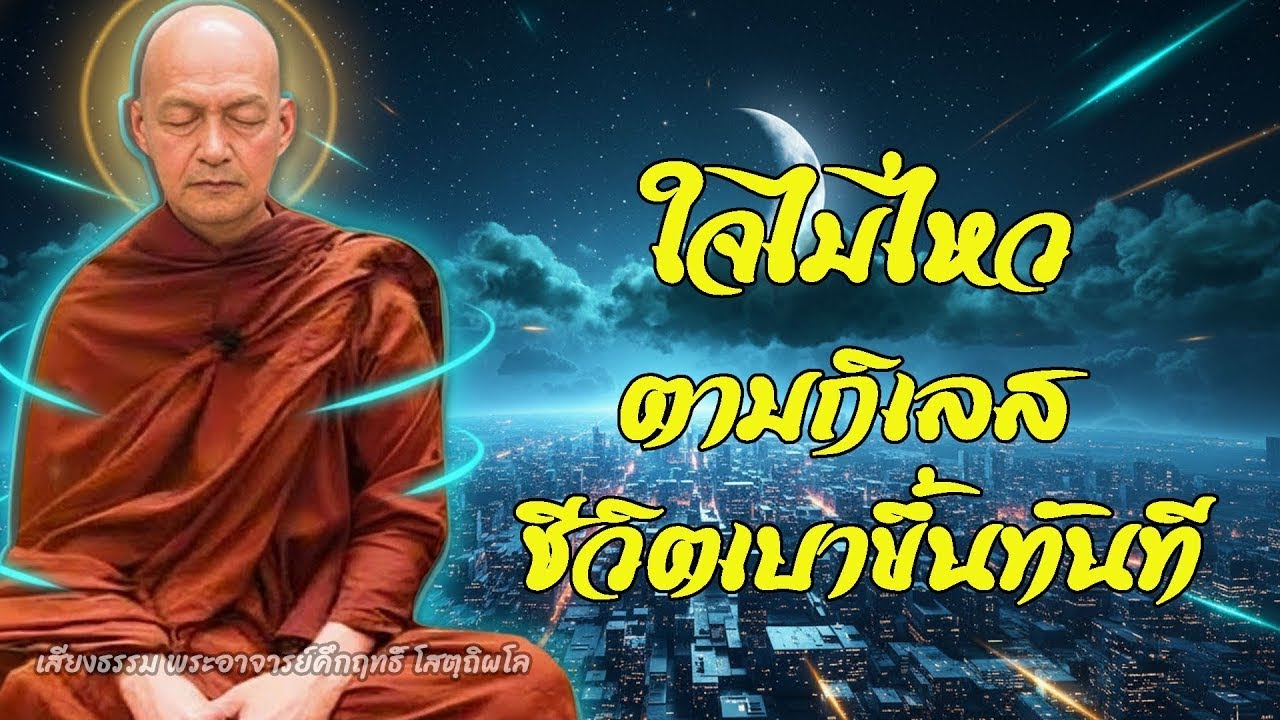 อยู่กับปัจจุบันได้จริง…ใจไม่ไหวตามกิเลส และโชคดีก็จะค่อย ๆ เข้ามาเอง #พุทธวจน | พระอาจารย์คึกฤทธิ์