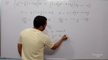 Differential Equations Of First order and First Degree - Part-8