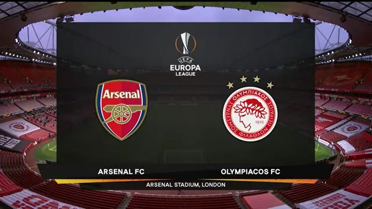 Leia skridtlængde femte UEFA Europa League | Round of 16 | Arsenal v Olympiacos | Highlights -  YouTube