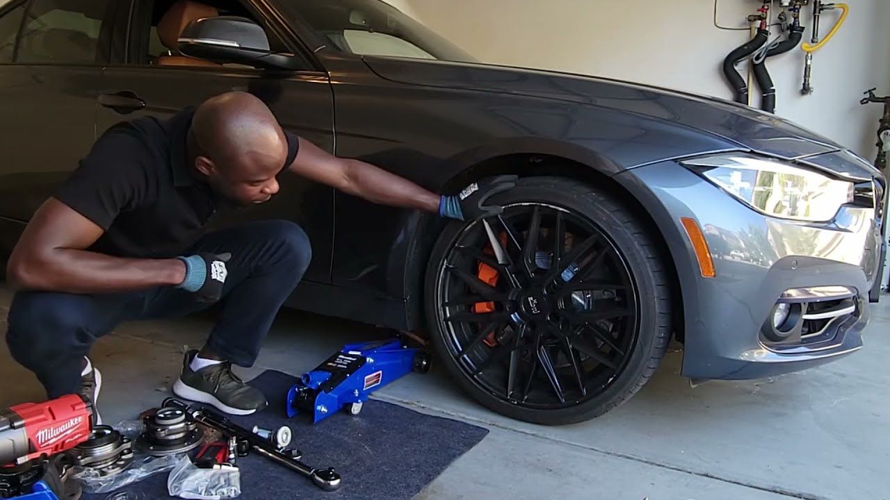 BMW F30 xDrive Series Front Wheel Hub Replacement - YouTube