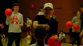 College Basketball Legend Jackie Stiles Hosts Kids' Camp