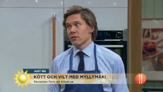 Kött och vilt med Myllymäki - Nyhetsmorgon (TV4)