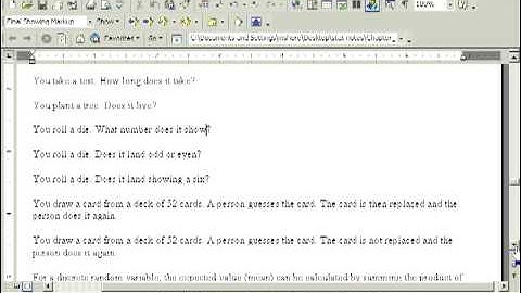 2.1 Discrete Probability Distributions using Excel