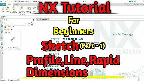 NX TUTORIAL FOR BEGINNERS PART-1