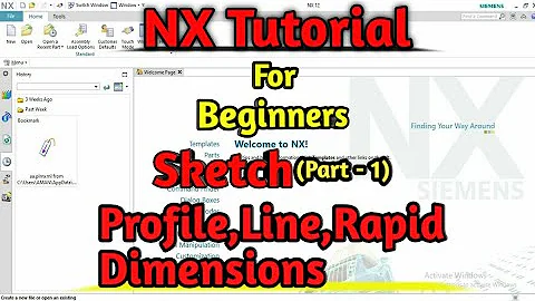 NX TUTORIAL FOR BEGINNERS PART-1