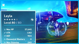 Will Layla's SHIELD Survive the Whale DMG Test??? Talents 1/6/6 C0 Level 80 | Genshin Impact Will Layla's SHIELD Survive the Whale DMG Test??? Talents 1/6/6 C0 Level 80 | Genshin Impact