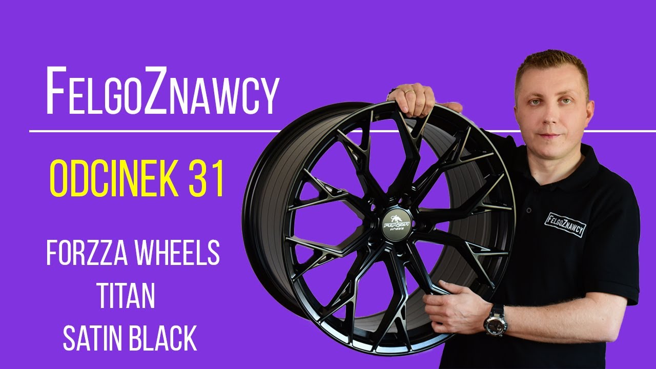 FelgoZnawcy #31 -  Felga Forzza Wheels Model  TITAN - 20x10,5  ET40 Satin Black