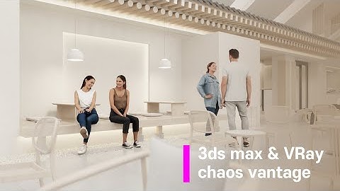 3ds max & Chaos Vantage / Anima People Test 01