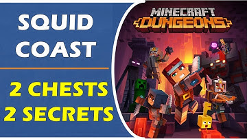 Squid Coast Tutorial: All Chests & Secrets Locations | Minecraft Dungeons:  A Village Under Attack