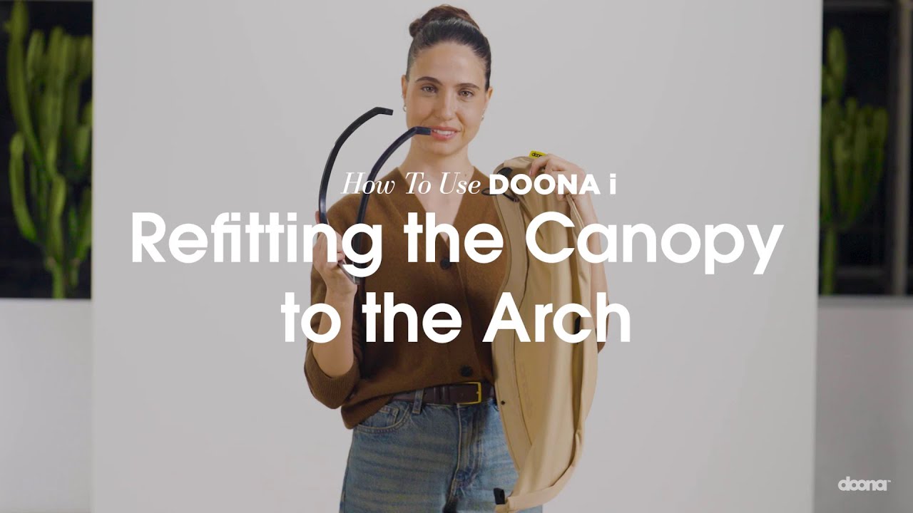 How to refit the canopy to the arch Doona i Car Seat & Stroller YouTube