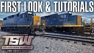 Train Sim World CSX Heavy Haul | First Look and Tutorials