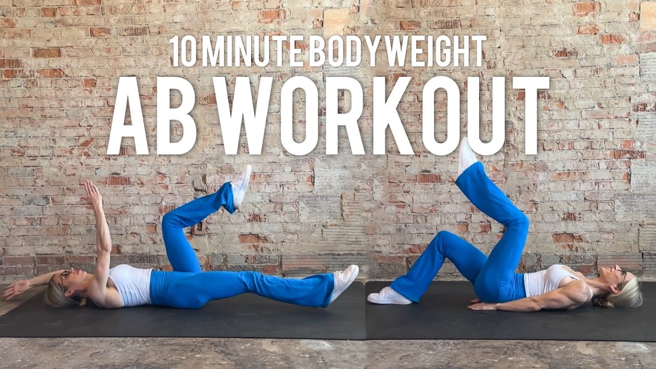 10 Minute Bodyweight Only Ab Workout | No Breaks | No Repeats | Add-on ...