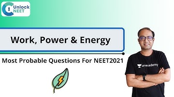 Unlock NEET: Most Probable Questions for NEET 2021 | Work, Power & Energy | Anu Gupta