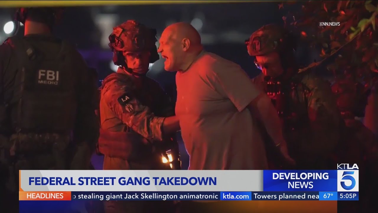 13 Mexican Mafia affiliates arrested in L.A. raid